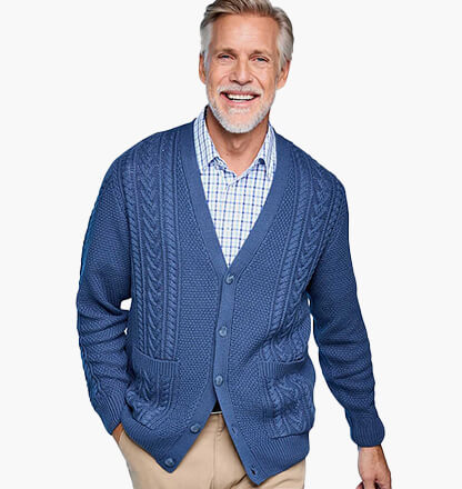 Tootal Cable Cardigan - MD445